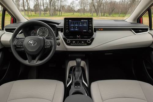Toyota Corolla LE Sedan Dashboard Shown