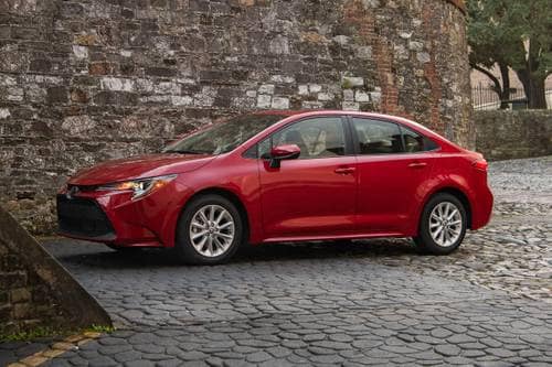 Toyota Corolla LE Sedan Exterior Shown