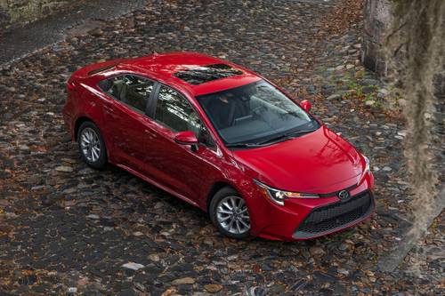 Toyota Corolla LE Sedan Exterior Shown