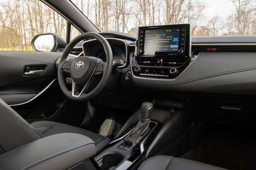 Toyota Corolla XSE Sedan Dashboard Shown