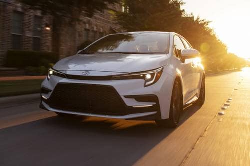 Toyota Corolla XSE Sedan Exterior Shown