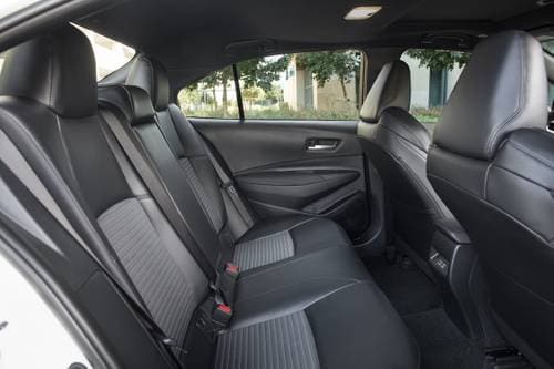 Toyota Corolla XSE Sedan Rear Interior