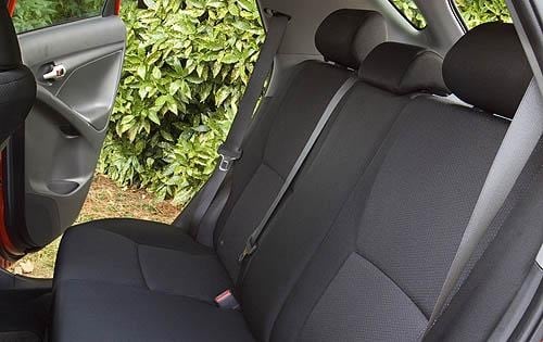 2009 Toyota Matrix S Rear Interior