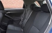 2009 Toyota Matrix XRS Rear Interior 2009 Toyota Matrix XRS Rear Interior