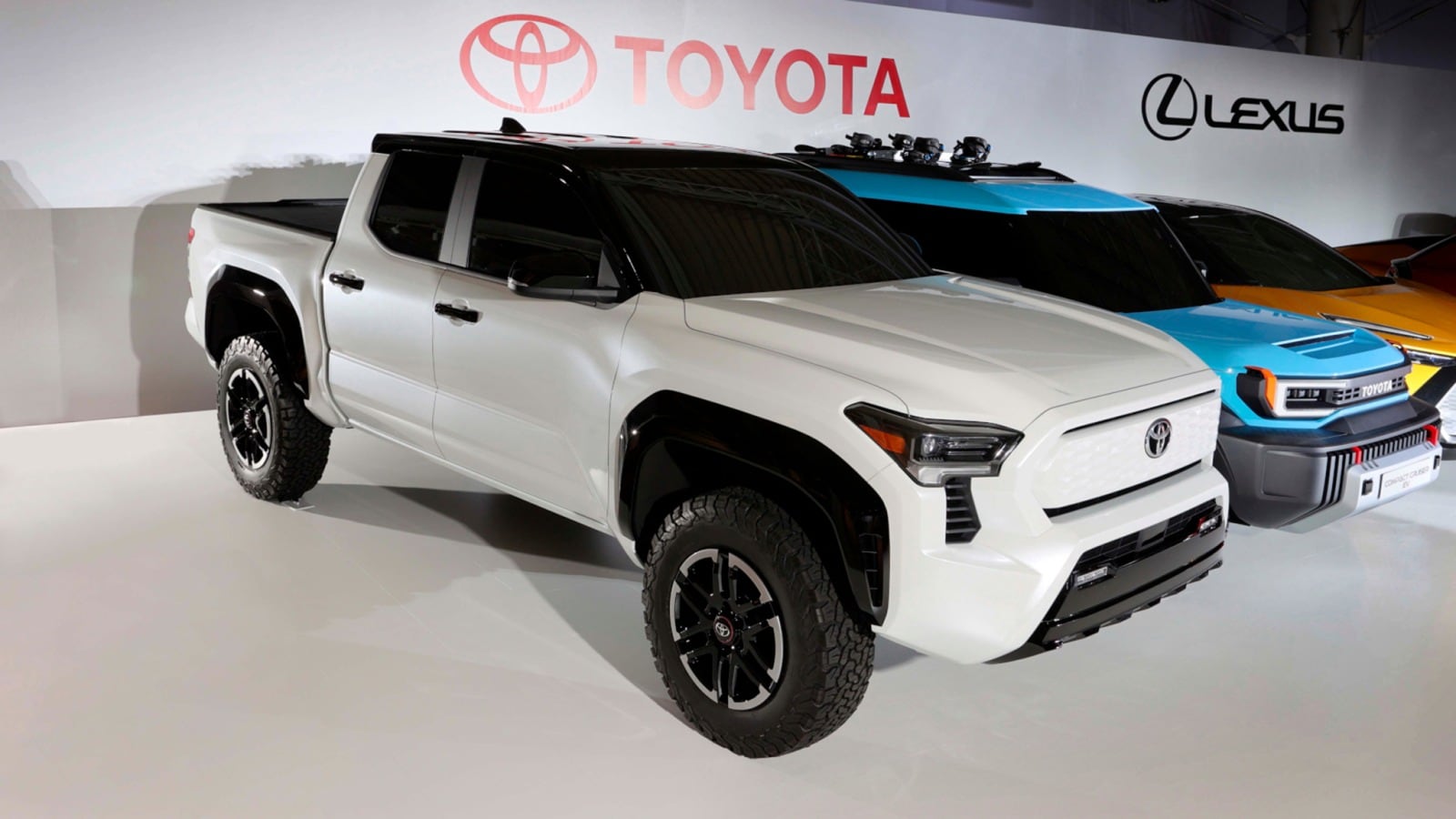 This Is Our Best Look Yet at Toyota's EV Pickup
