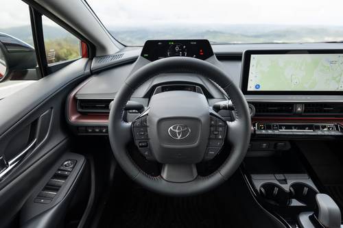 2025 Toyota Prius Plug-In Hybrid XSE Premium 4dr Hatchback Steering Wheel Detail