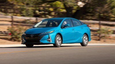 Toyota Prius Prime Incentives And Rebates The 2018 Toyota Prius Prime Shown Here In Blue Is Estimated To Get 54