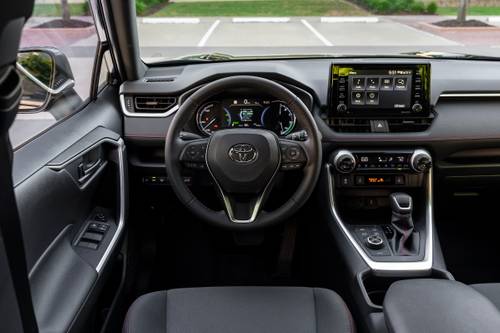 Toyota RAV4 Prime SE 4dr SUV Steering Wheel Detail