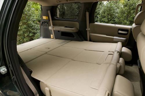 2009 Toyota Sequoia Limited 4dr SUV Rear Seats Down
