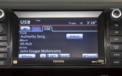 2012 Toyota Sequoia Limited Center Console