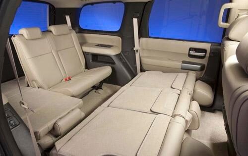 2012 Toyota Sequoia Limited Rear Interior