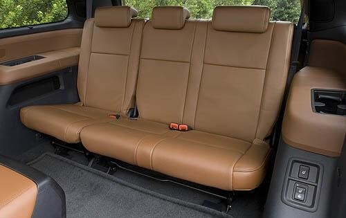 2012 Toyota Sequoia Third Row Seating Detail