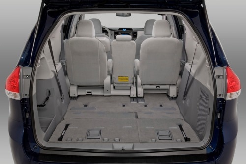 2012 Toyota Sienna LE 7-Passenger Passenger Minivan Cargo Area
