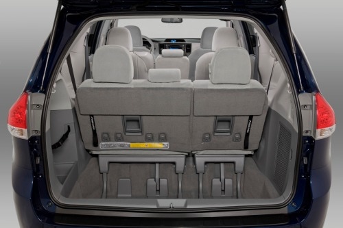 2012 Toyota Sienna LE 7-Passenger Passenger Minivan Cargo Area