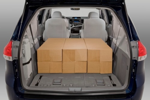 2012 Toyota Sienna LE 7-Passenger Passenger Minivan Cargo Area