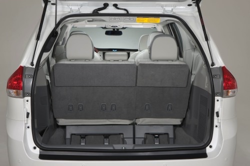 2012 Toyota Sienna Limited 7-Passenger Passenger Minivan Cargo Area