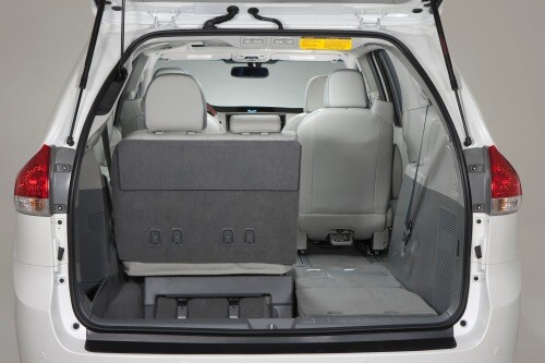 2012 Toyota Sienna Limited 7-Passenger Passenger Minivan Cargo Area