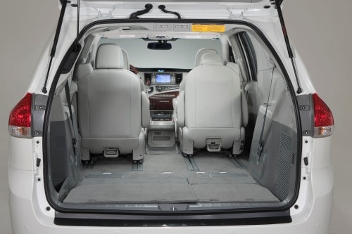 2012 Toyota Sienna Limited 7-Passenger Passenger Minivan Cargo Area
