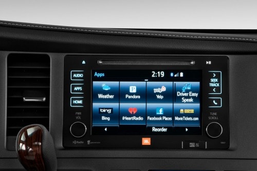 2016 Toyota Sienna Limited Premium 7-Passenger Passenger Minivan Center Console Shown