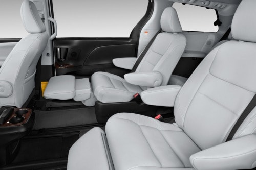 2016 Toyota Sienna Limited Premium 7-Passenger Passenger Minivan Rear Interior