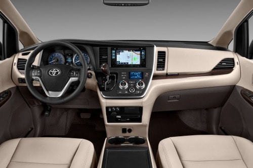 2016 Toyota Sienna XLE Premium 7-Passenger Minivan Dashboard