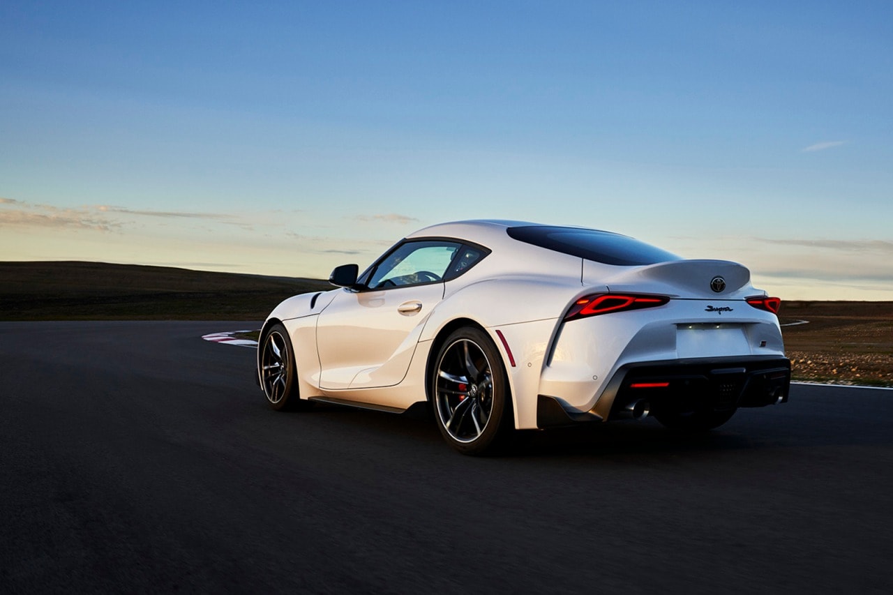 2021 Toyota GR Supra - Action Rear 3/4 2021 Toyota GR Supra - Action Rear 3/4
