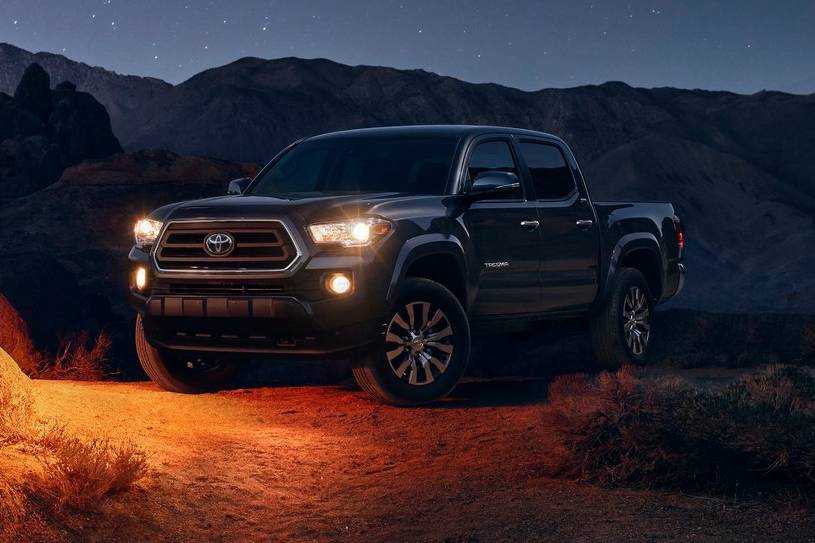 2023 Toyota Tacoma SR5 Crew Cab Pickup Exterior. Chrome Package Shown.