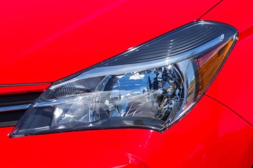 2015 Toyota Yaris L 2dr Hatchback Headlamp Detail