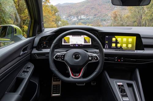 2023 Volkswagen Golf GTI Autobahn 4dr Hatchback Steering Wheel Detail