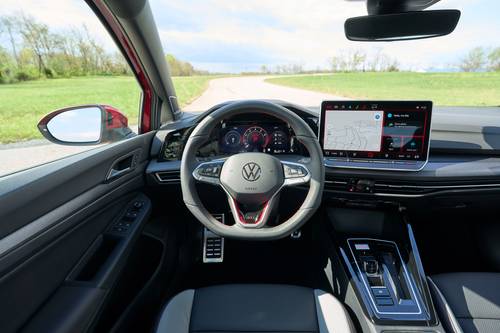 2025 Volkswagen Golf GTI Autobahn 4dr Hatchback Steering Wheel Detail