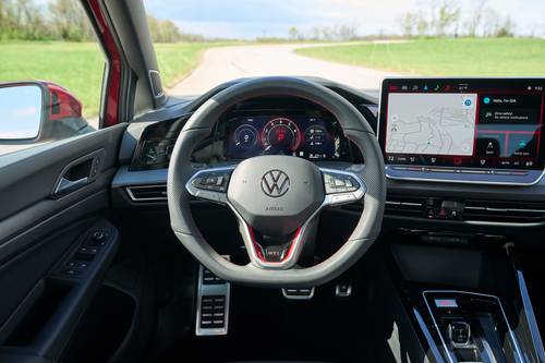 2025 Volkswagen Golf GTI Autobahn 4dr Hatchback Steering Wheel Detail
