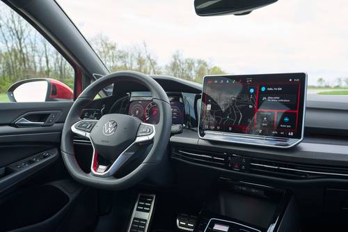 2025 Volkswagen Golf GTI Autobahn 4dr Hatchback Steering Wheel Detail