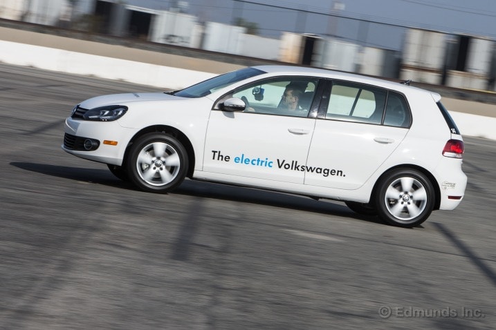 Volkswagen's EV, the E-Golf Prototype, looks just like a non-electric Golf and delivered almost 100 miles of range during our real-world driving test.
