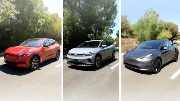 Electric Crossover Showdown: Ford Mustang Mach-E vs. Tesla Model Y vs. VW ID.4
