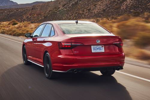 2021 Volkswagen Jetta GLI Autobahn Sedan Exterior. Black Package Shown.
