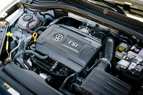 2025 Volkswagen Jetta GLI Autobahn Sedan 2.0L Turbo Engine Shown.