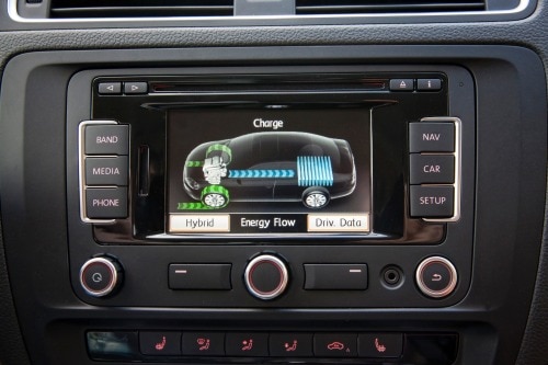 2013 Volkswagen Jetta Hybrid SEL Premium Sedan Interior Detail