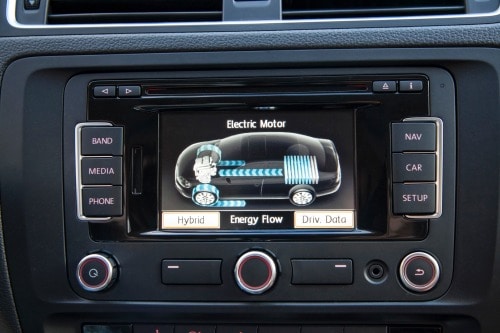 2013 Volkswagen Jetta Hybrid SEL Premium Sedan Interior Detail
