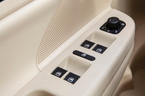 2013 Volkswagen Jetta SportWagen TDI Wagon Master Power Window Control Panel Detail