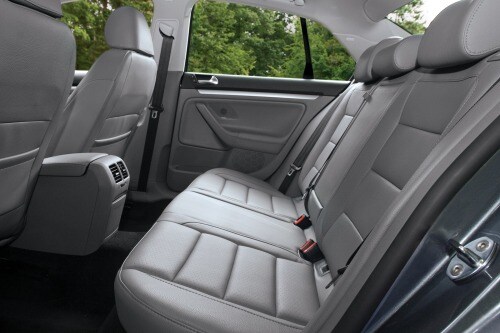 2010 Volkswagen Jetta TDI Sedan Rear Interior