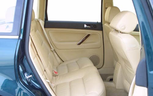2002 Volkswagen Passat GLX 4Motion Rear Interior Shown