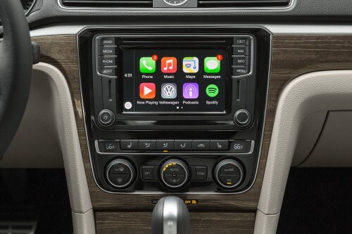 2016 Volkswagen Passat V6 SEL Premium Sedan Center Console Shown