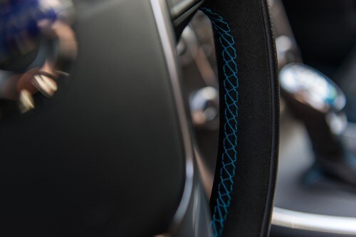 2016 Volvo S60 T6 Polestar Sedan Steering Wheel Detail