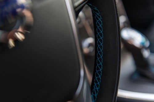 2018 Volvo S60 Polestar Sedan Steering Wheel Detail