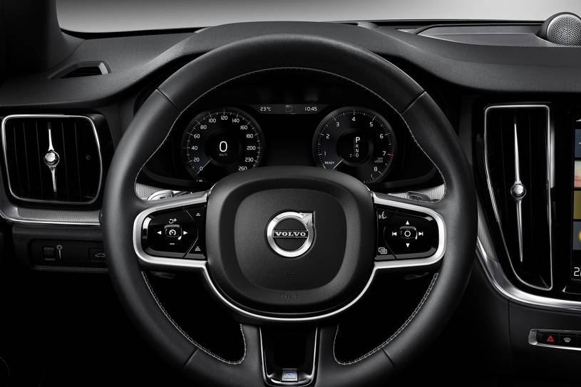 Volvo S60 T6 R-Design Sedan Steering Wheel Detail