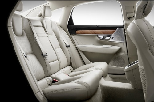 2017 Volvo S90 T6 Inscription Sedan Rear Interior