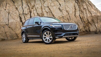 2018 Volvo Xc90 T8 Inscription Twin Engine Plug In Hybrid The 2018 Volvo Xc90 Suv In Black Comes Front Or All